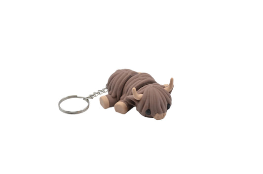 Highland Cow Keyring
